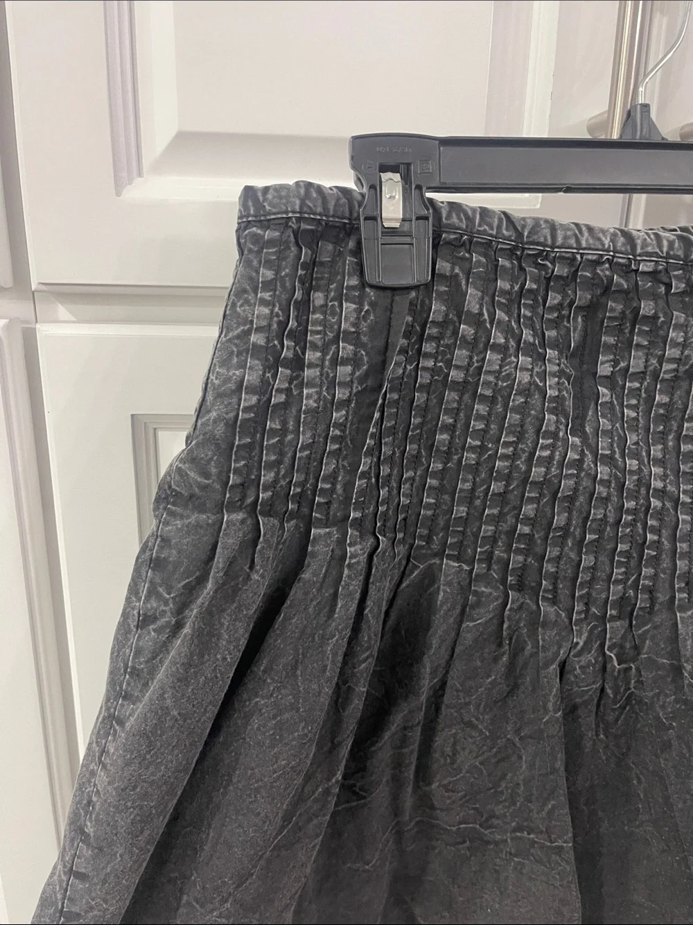 Free People  Black Smocked Waist A-Line Skirt size 4